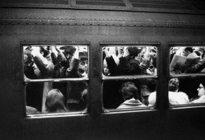 Scene on the New York subway, 1969 (1)