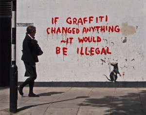 banksy-if-graffiti-changed-anything-it-would-be-illegal